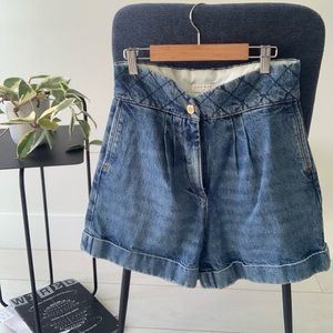 Sandro high waistline jeans shorts. Never worn. $300 retail value.
